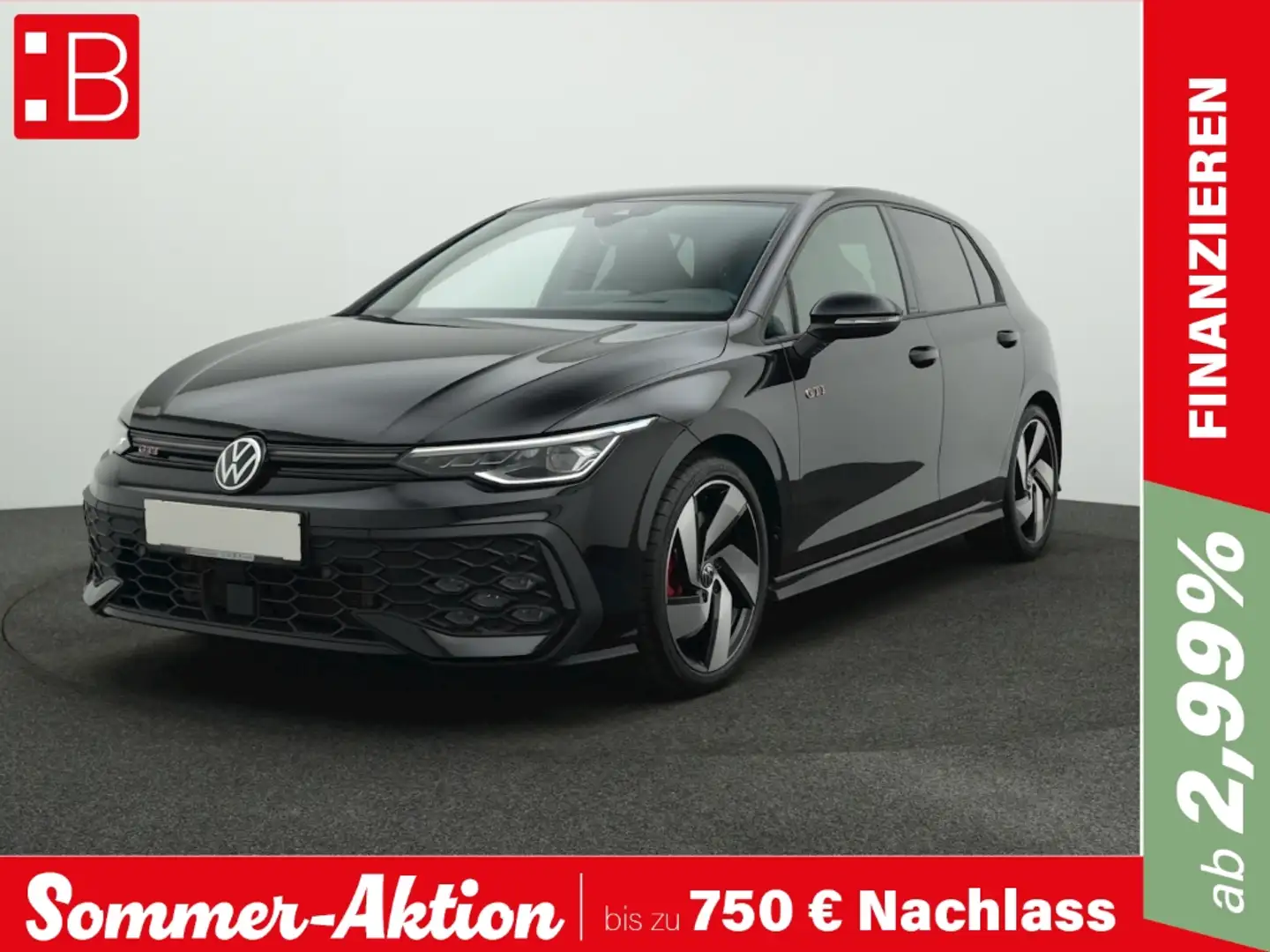 Volkswagen Golf GTI 8 2.0 TSI DSG Neues Modell Black Style 18 HUD Schwarz - 1