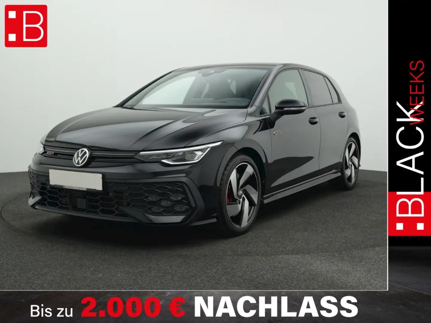 Volkswagen Golf GTI 8 2.0 TSI DSG BLACK STYLE KAMERA LED+ NAVI ACC Schwarz - 1
