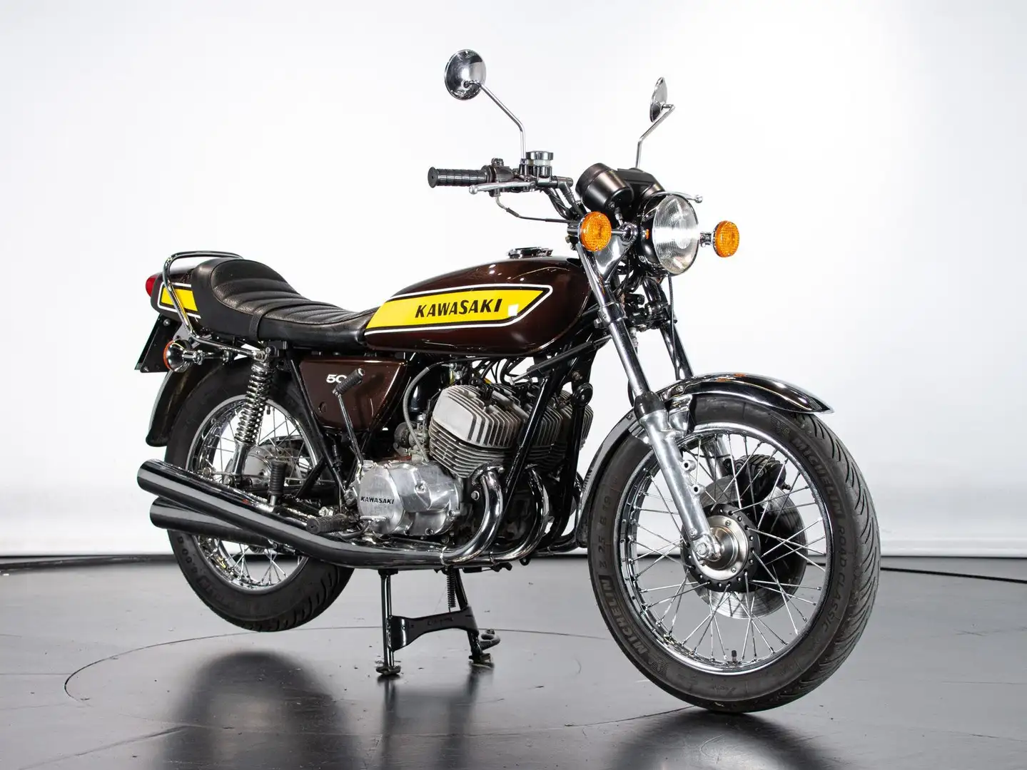 Kawasaki H1 500 MACH III Marrone - 2