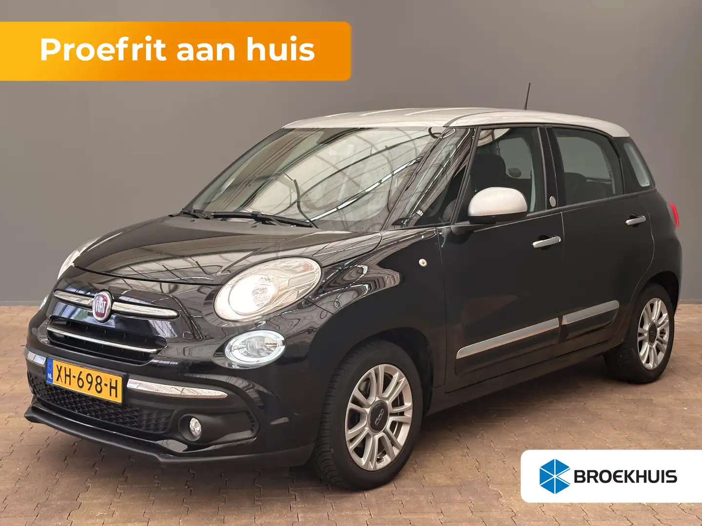 Fiat 500L 0.9 TwinAir PopStar Airco | Bluetooth | Cruise Con Zwart - 1