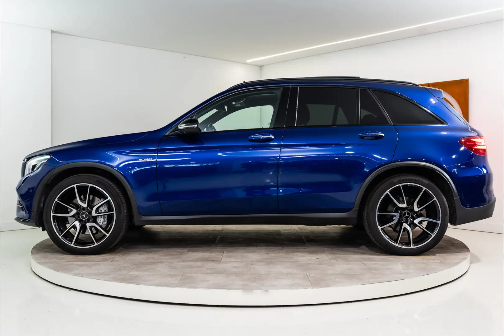 Mercedes-Benz GLC 43 AMG 4MATIC 368PK | Pano | Burmester | Memory | Sfeer | Modrá - 2