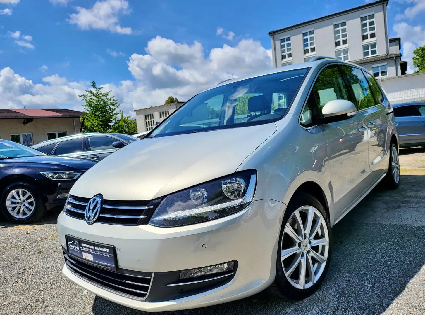 Volkswagen Sharan Highline BMT / 7 Sitzer / Leder Alcantara Silber - 1
