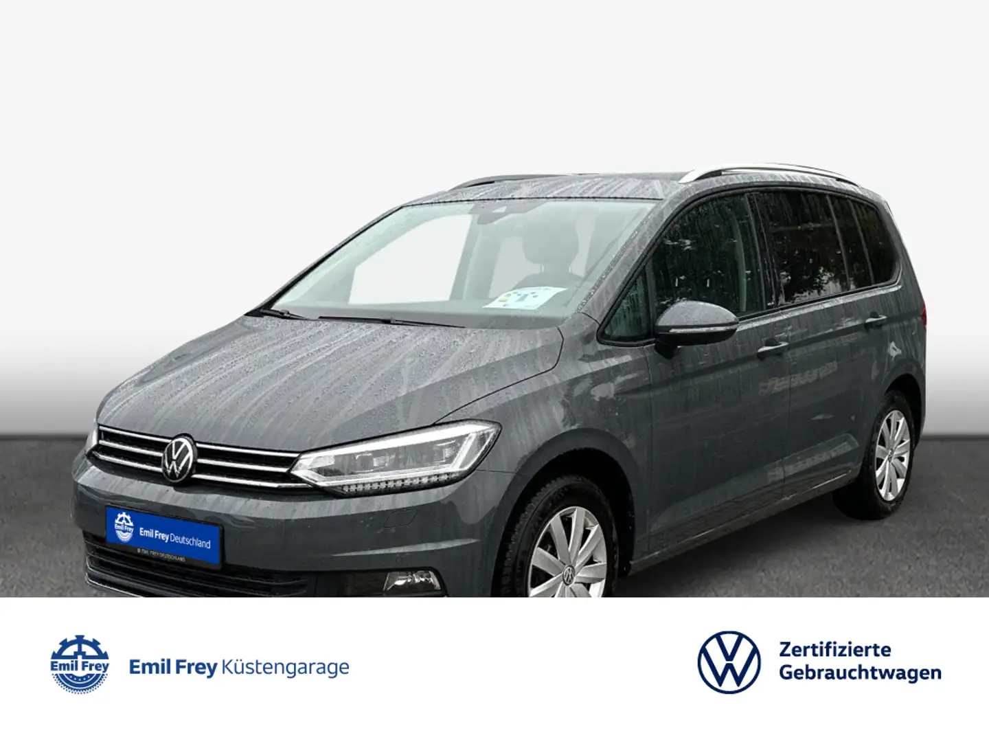 Volkswagen Touran MOVE 1,5 l TSI DSG AHK Kamera Navi Grau - 1
