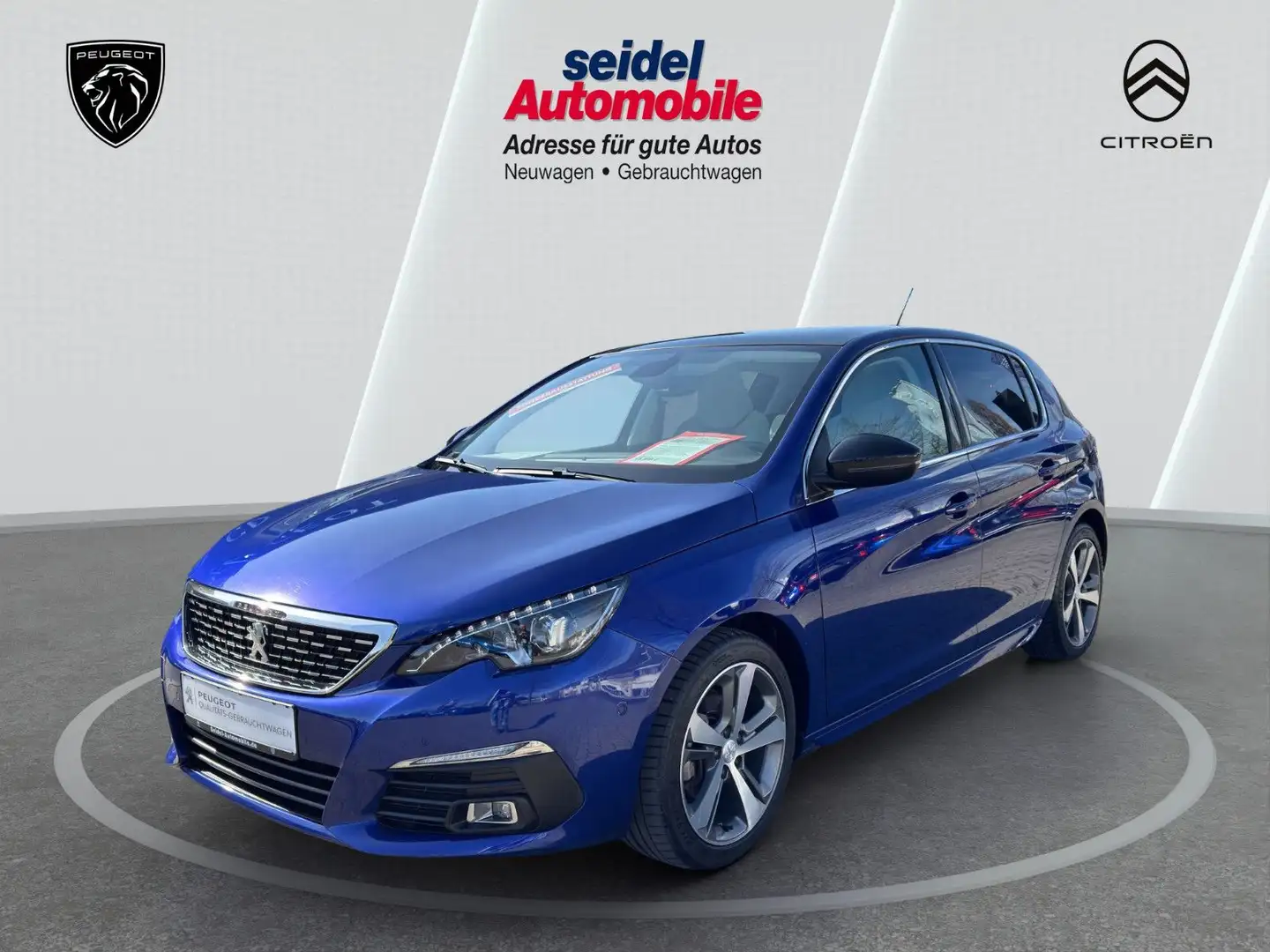 Peugeot 308 1.2 e-THP PureTech 130 Allure GT Line Blau - 1