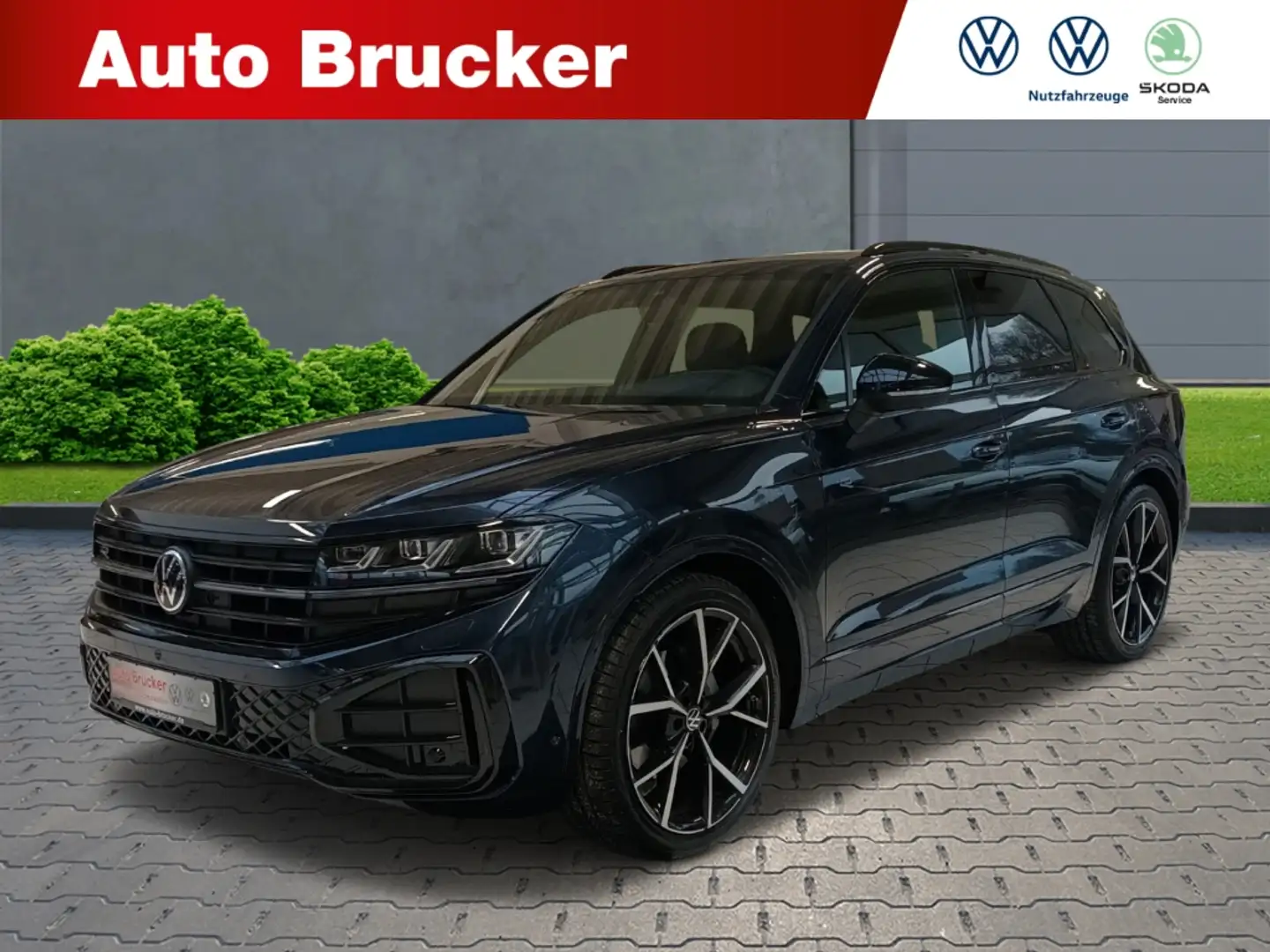 Volkswagen Touareg 3.0 TDI 4Motion V6 R-Line+Anhängerkupplung+Standhe Bleu - 1