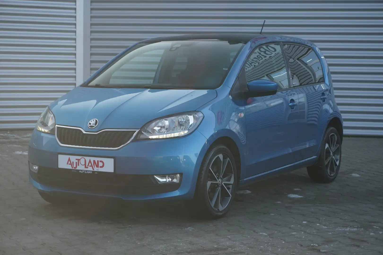 Skoda Citigo 1.0 MPI Clever Panorama Tempomat DAB PDC Blau - 2