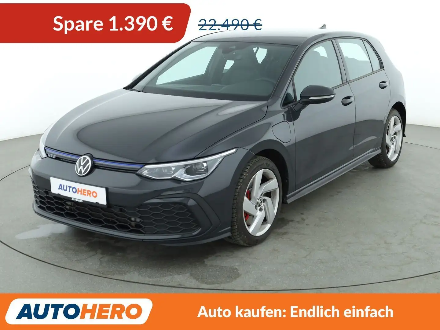 Volkswagen Golf GTE 1.4 GTE Aut.*NAV*LED*ACC*PDC*SHZ*CARPLAY Grau - 1