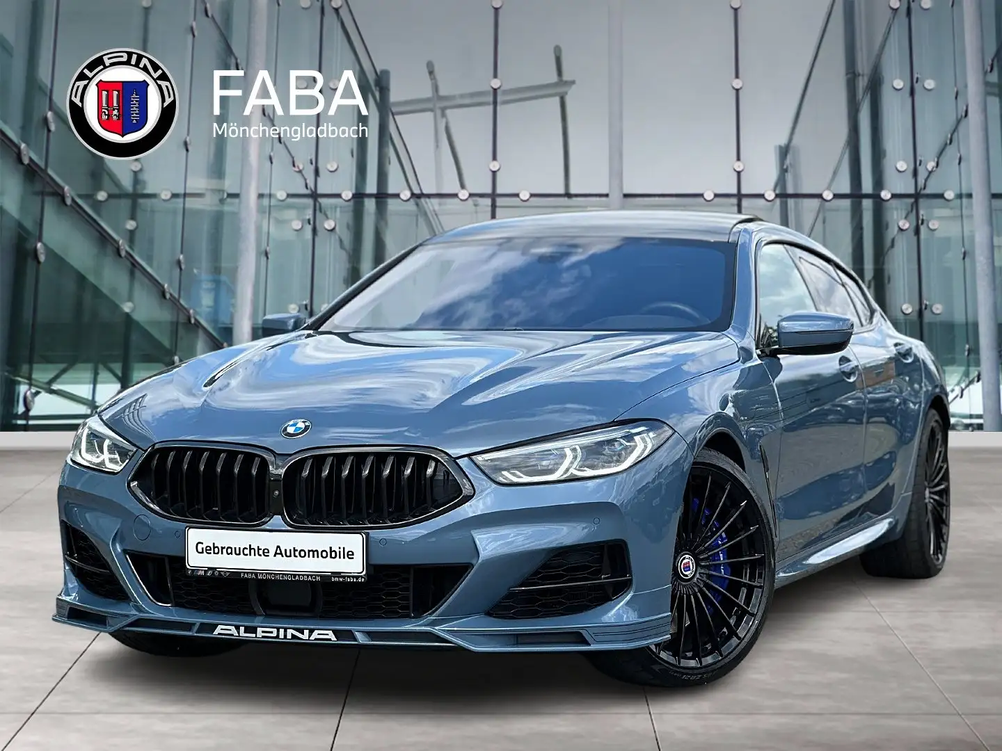 Alpina B8 Gran Coupe Allrad Head-Up DAB WLAN RFK Klimaaut. P Bleu - 1