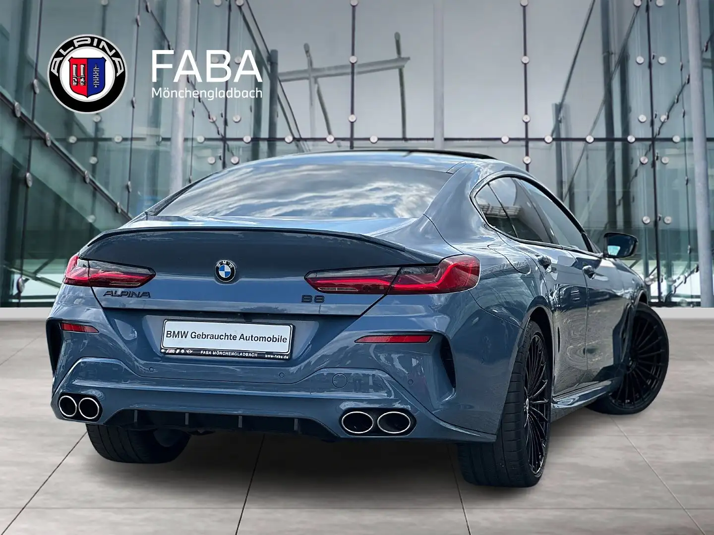 Alpina B8 Gran Coupe Allrad Head-Up DAB WLAN RFK Klimaaut. P Bleu - 2