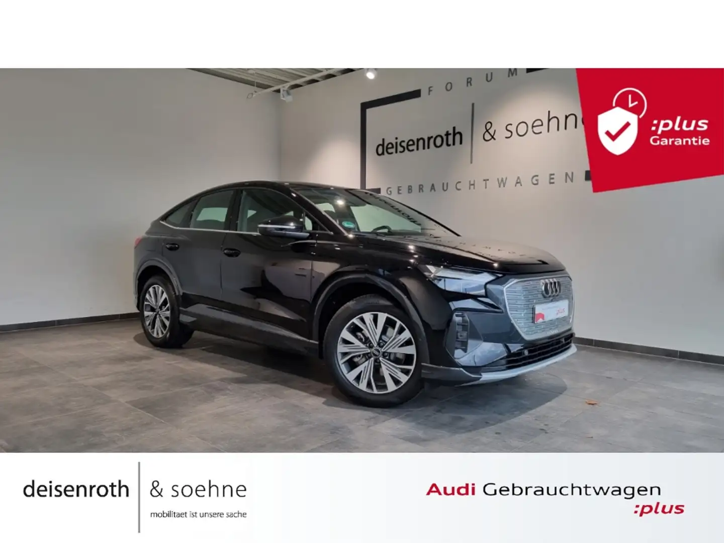 Audi Q4 e-tron Sportback Advanced 35 Nav/Sound/ACC/Komfort/19''/c Zwart - 1