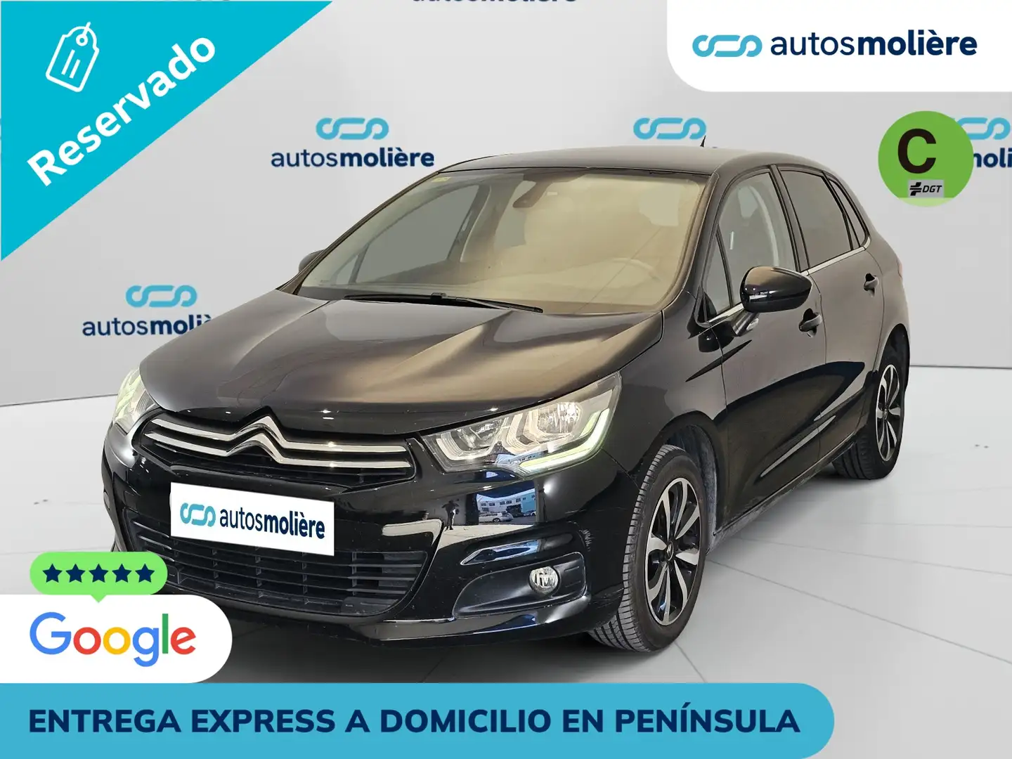 Citroen C4 1.6BlueHDI Tonic 100 Negro - 1
