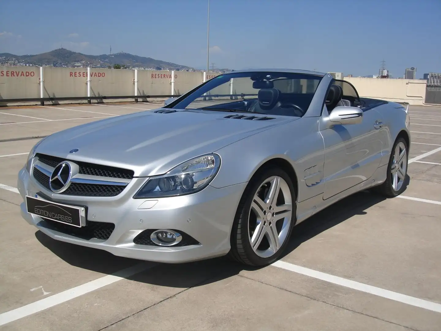 Mercedes-Benz SL 350 cabrio Argent - 1