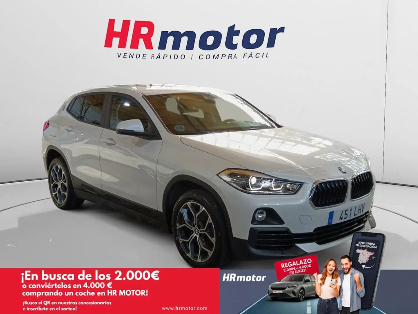 BMW X2 sDrive 18i Advantage Blanc - 1