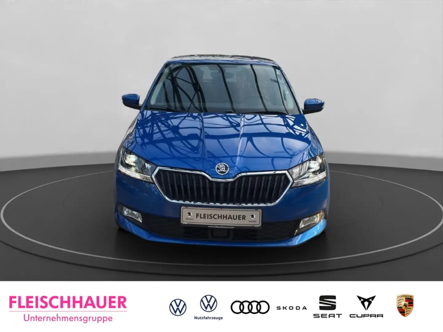 Skoda Fabia 1,0 TSI Clever  DSG Navi Soundsystem LED RFK Blau - 2
