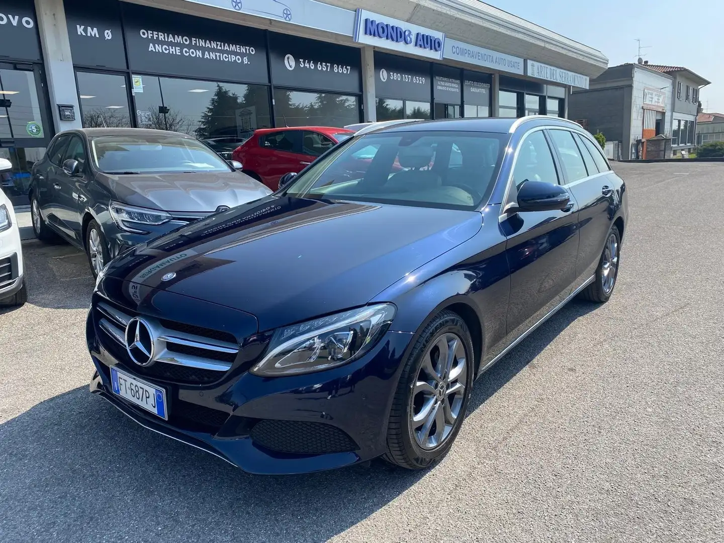 Mercedes-Benz C 200 sw d (bt) Premium auto Blu/Azzurro - 1