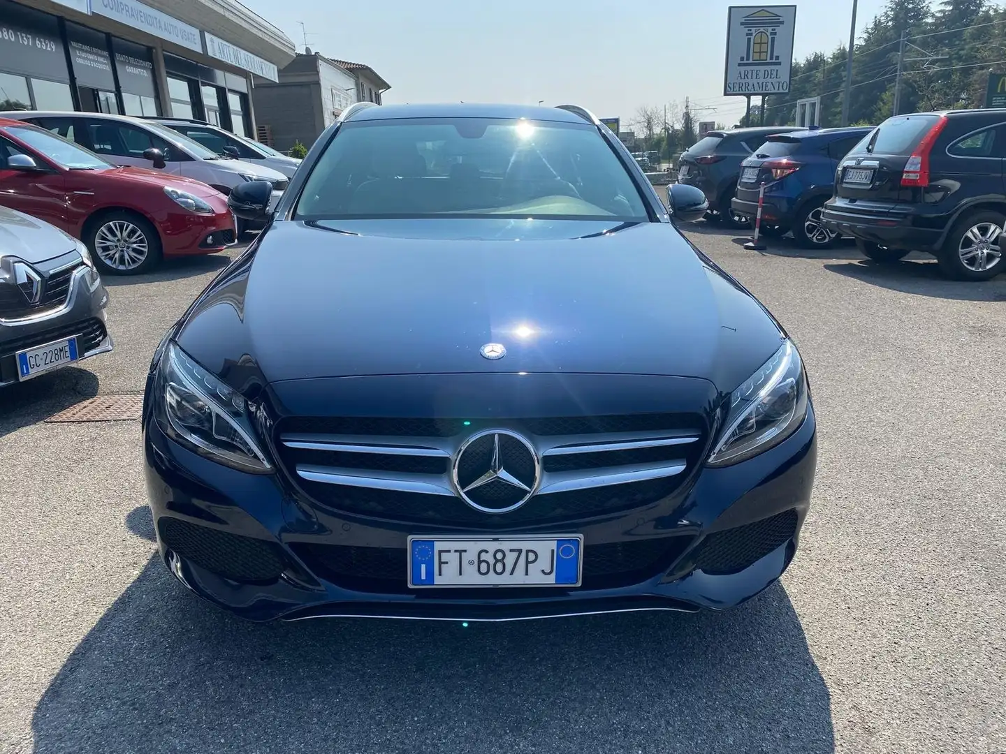 Mercedes-Benz C 200 sw d (bt) Premium auto Blu/Azzurro - 2