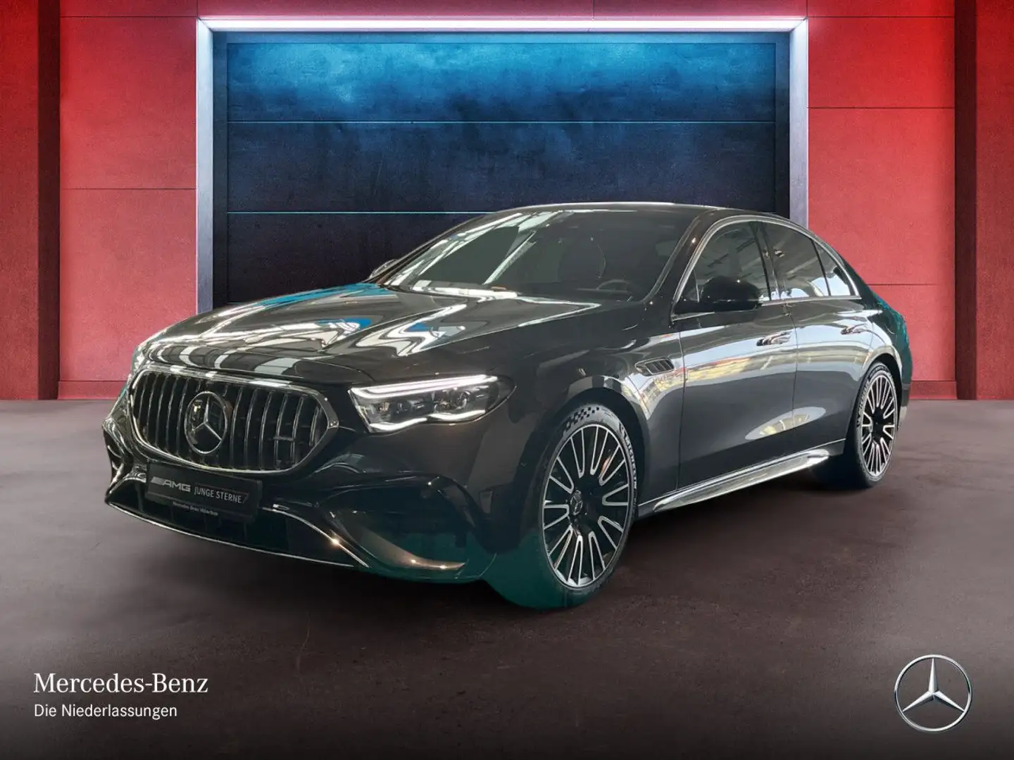 Mercedes-Benz E 53 AMG 4M Hybrid Driversp Fahrass 360° Pano AHK Grau - 2