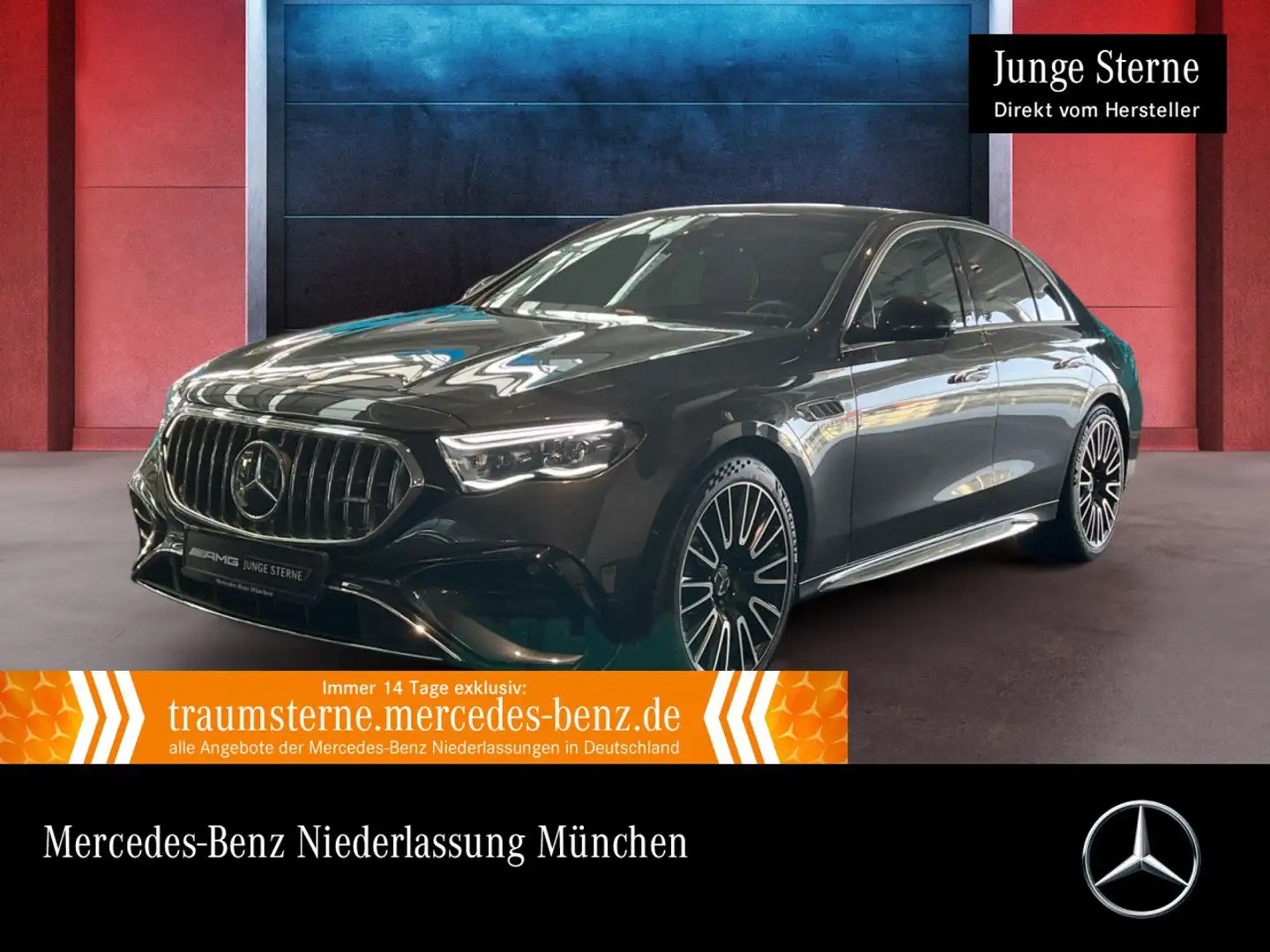 Mercedes-Benz E 53 AMG 4M Hybrid Driversp Fahrass 360° Pano AHK Grau - 1