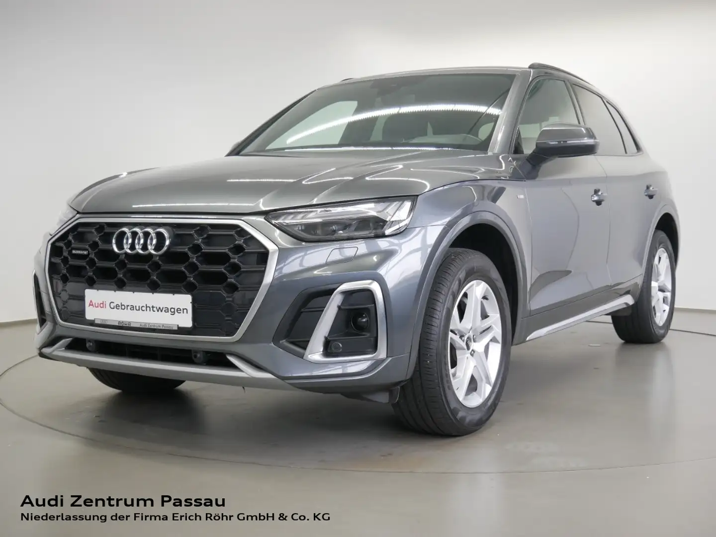 Audi Q5 40 TDI quattro S tro. S line MATRIX AHK HEAD-UP Grigio - 1