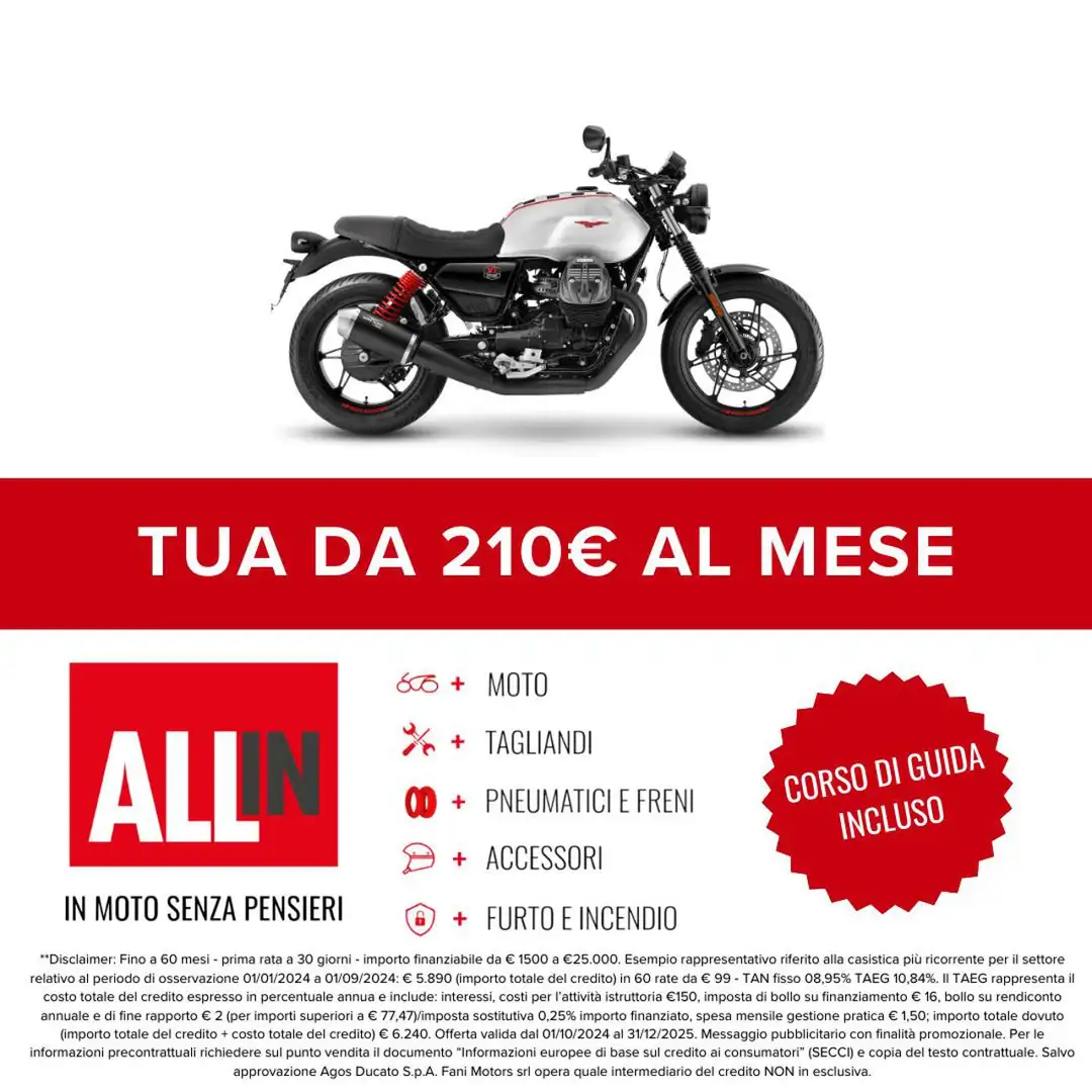 Moto Guzzi V 7 STONE TEN Bianco - 2