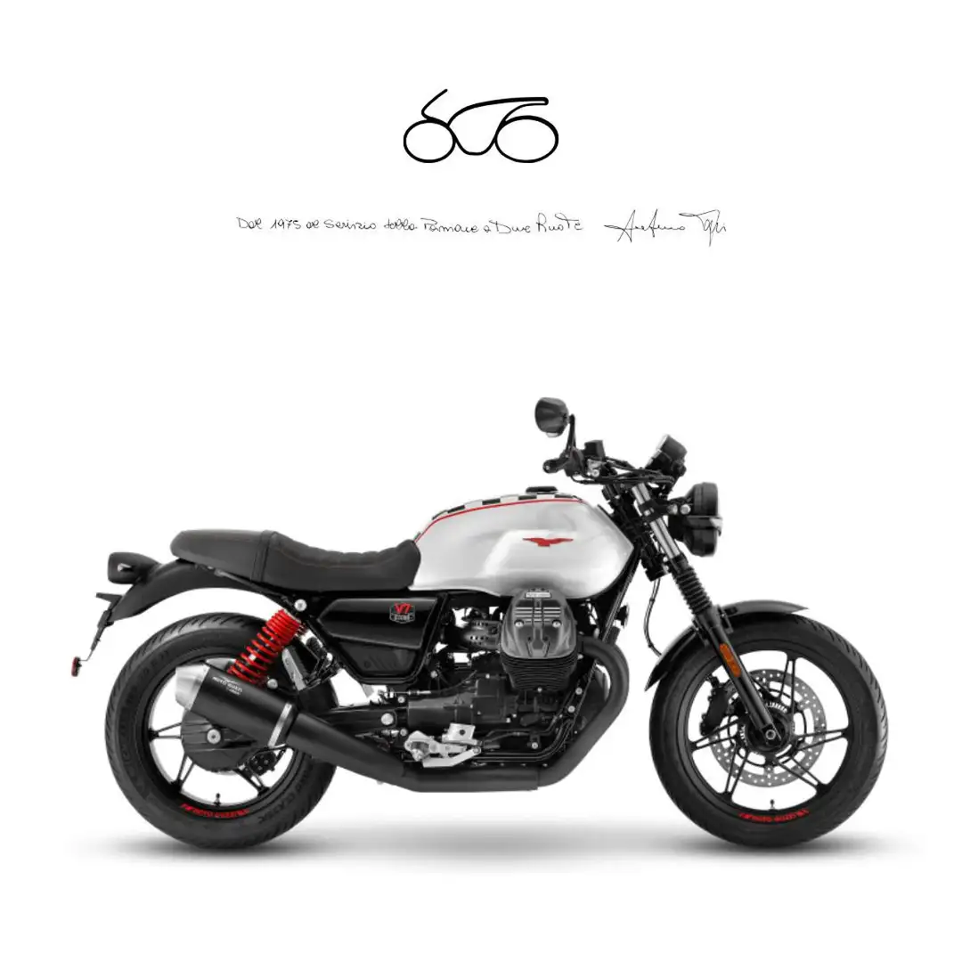 Moto Guzzi V 7 STONE TEN Bianco - 1