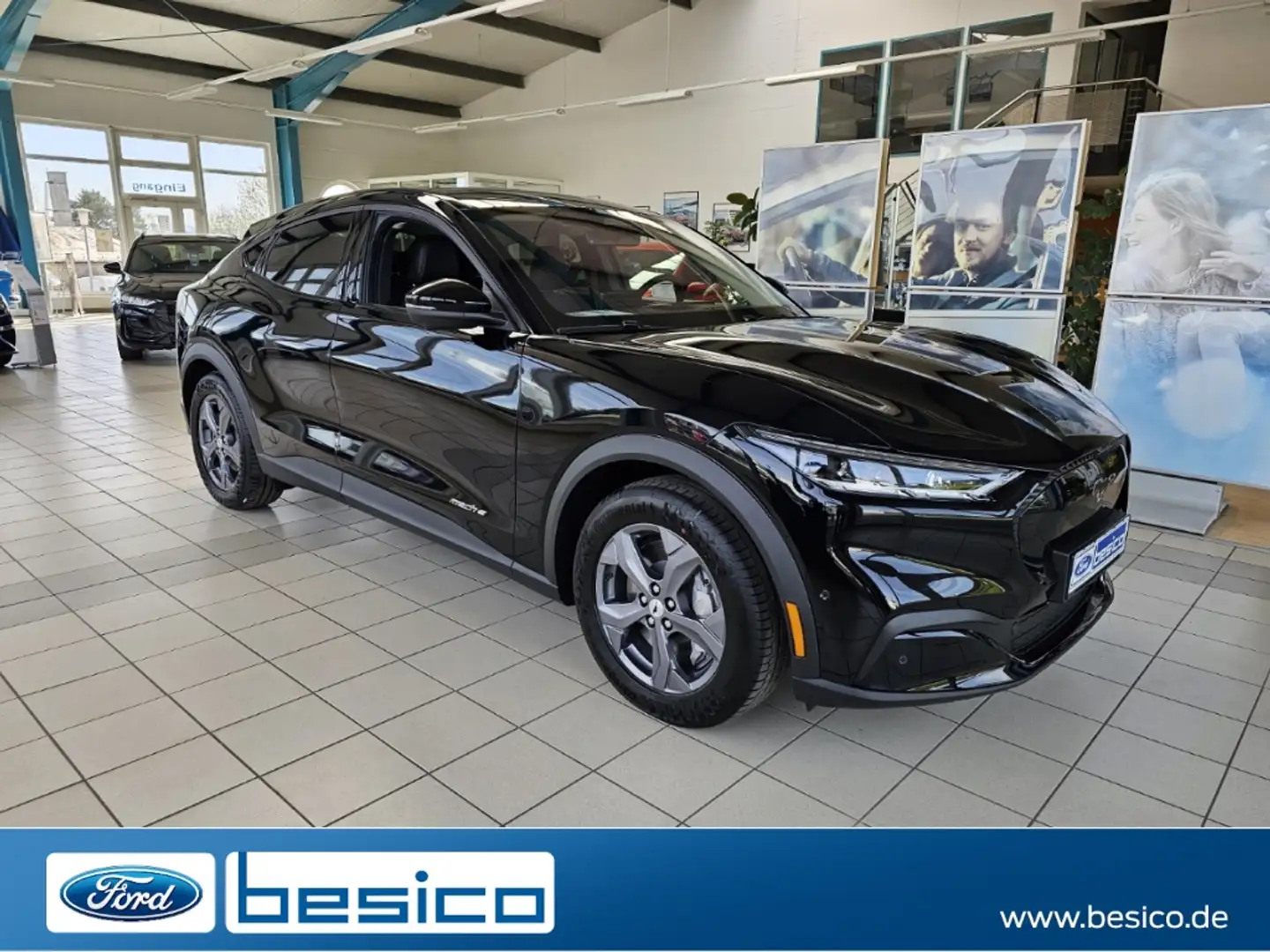 Ford Mustang Mach-E +LED+iACC+BLIS+B&O+NAV+PDC+SHZ+LMF Schwarz - 1