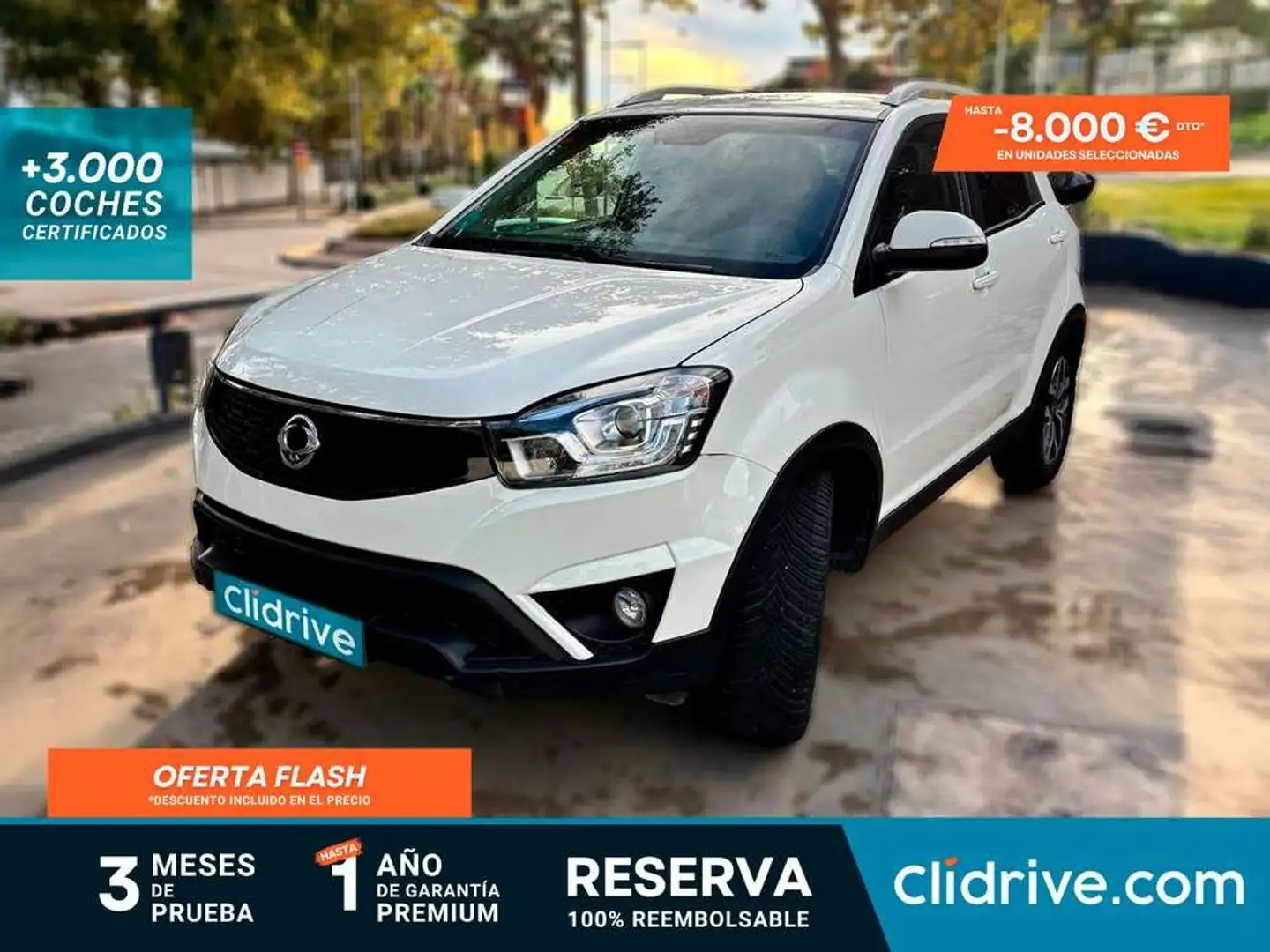 SsangYong Korando D22T Limited Aut. 4x2 Blanc - 1