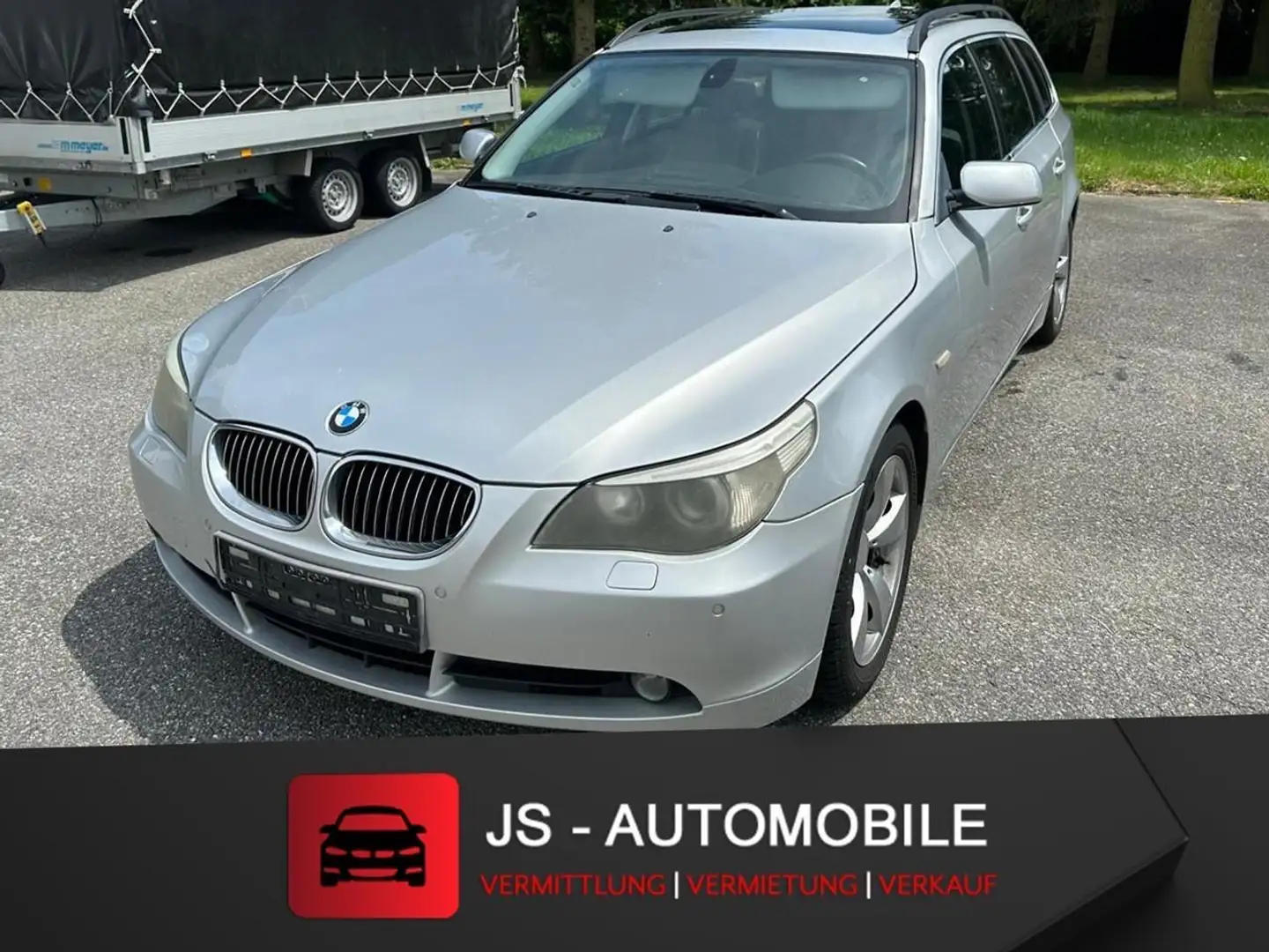 BMW 530 d E61*Automatik*3.Hand*SHZ*Panorama*TÜV26*DE Argent - 1