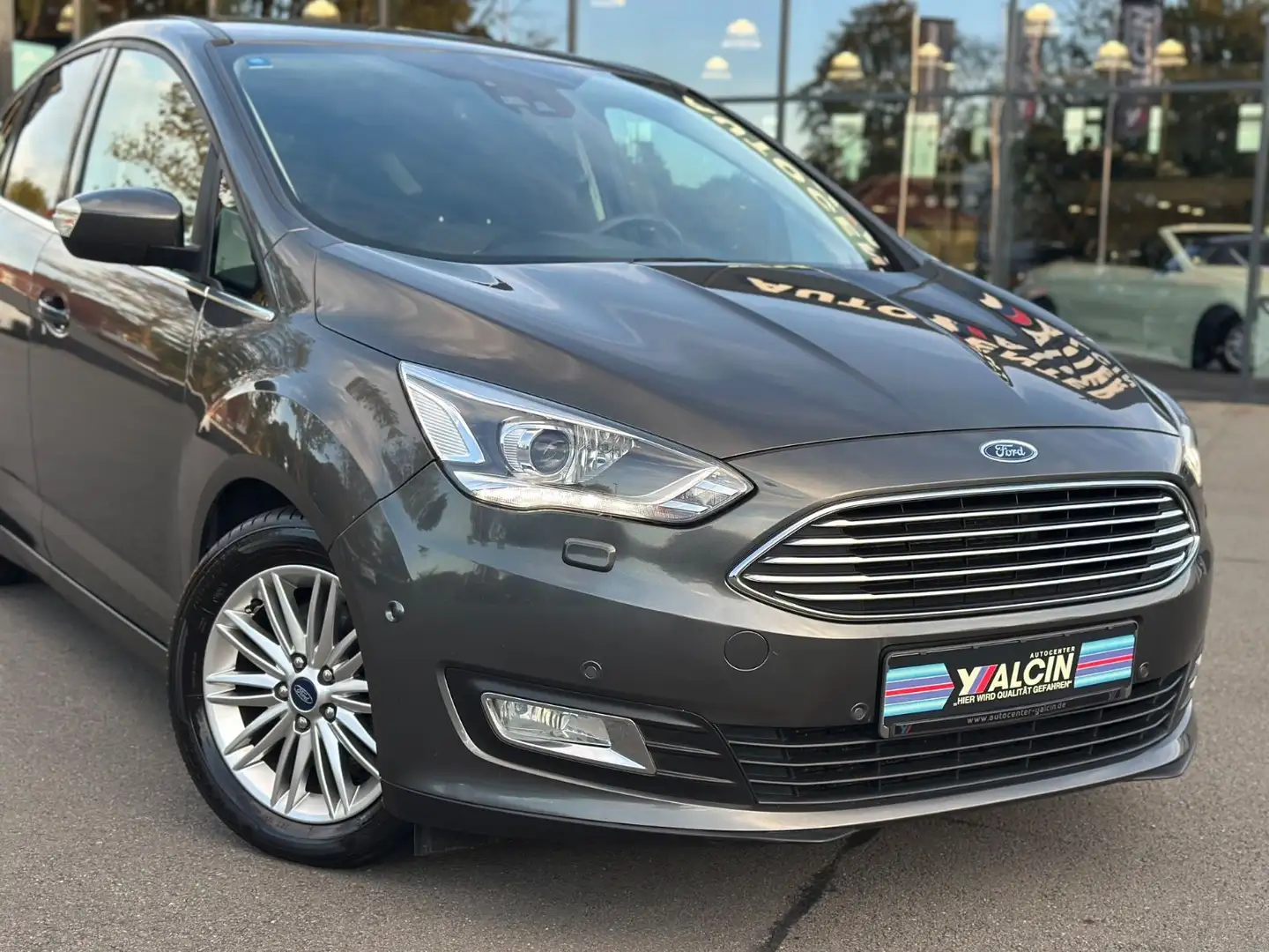 Ford C-Max 1,5 EcoBoost Titanium Aut S-H/NAVI/SHZ/XEN Grau - 2