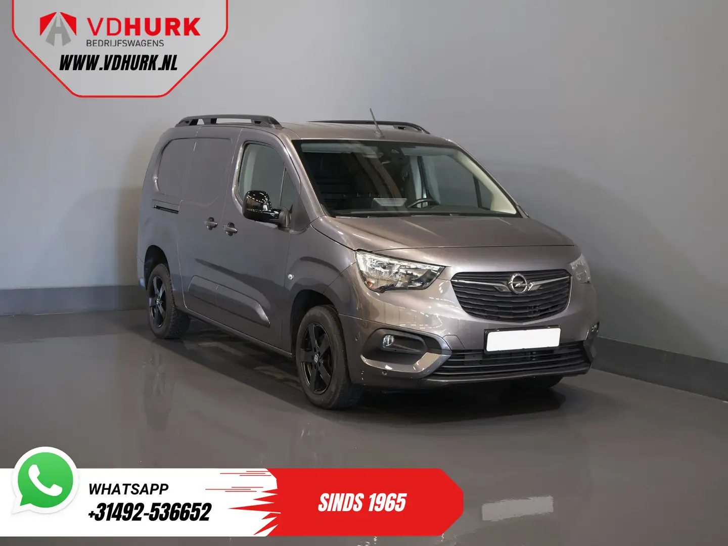 Opel Combo 1.5D 130 pk Aut. L2 BPM VRIJ! Carplay/ Camera/ Cru Grijs - 1