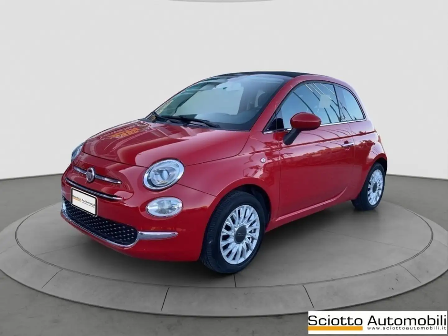 Fiat 500C 1.2 Lounge Rosso - 2