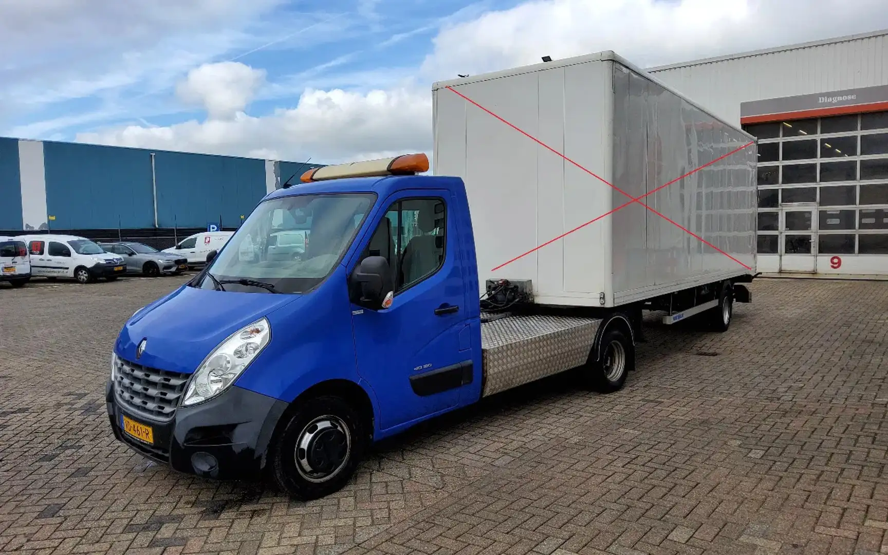 Renault Master BE TREKKER 150 PK VD-461-R - TOTAAL 9 TON - MAG TO Blauw - 2