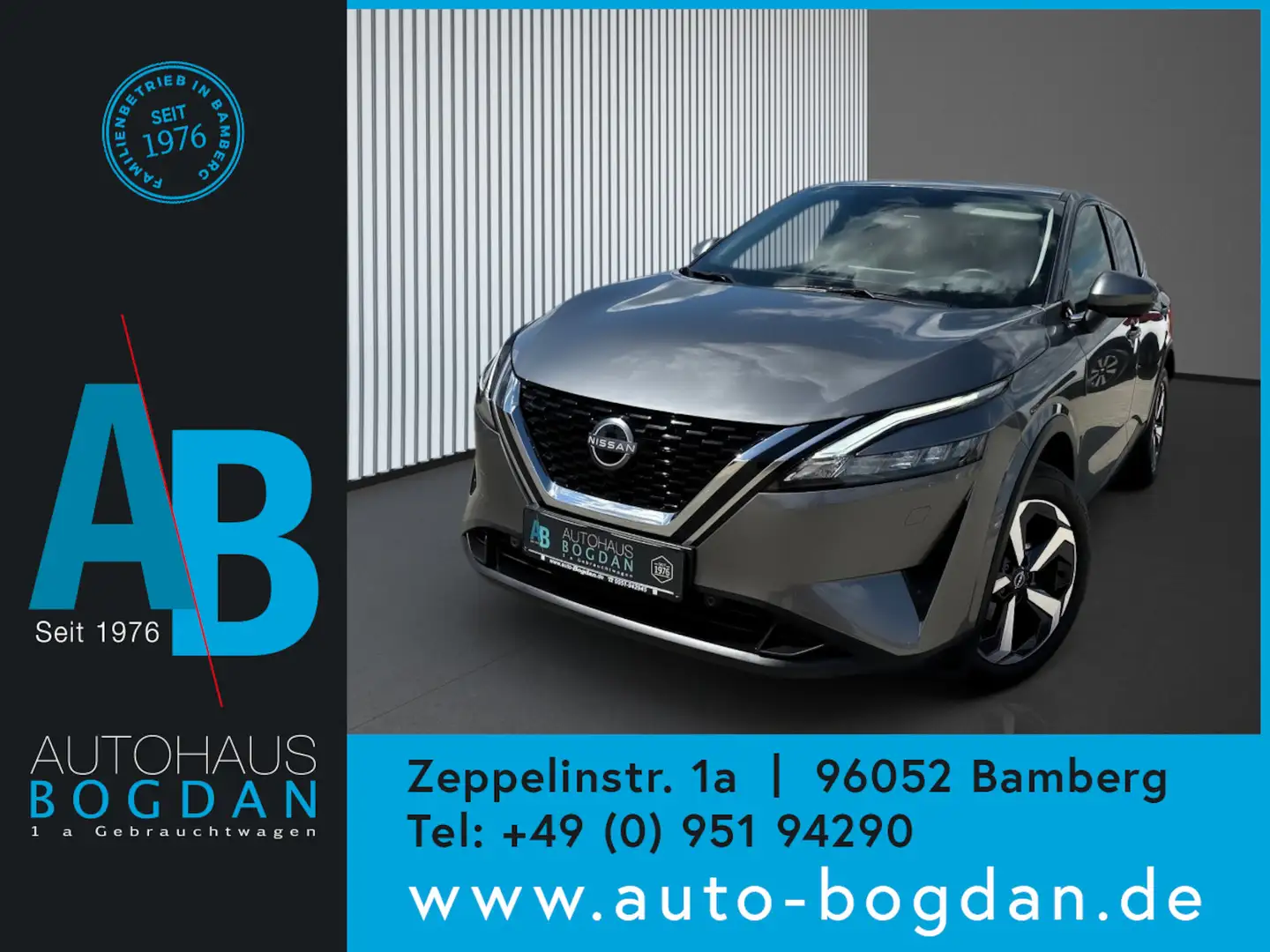 Nissan Qashqai Visia*Automatik*LED*360°Kamera*Winterpaket Gris - 1