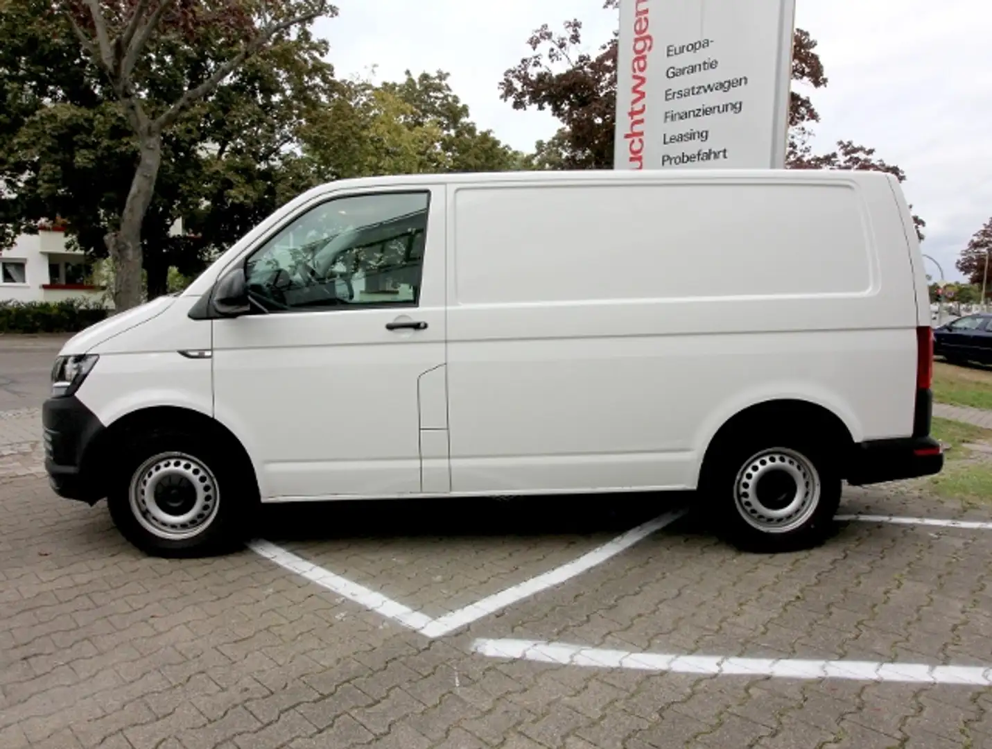 Volkswagen T6 Transporter Kasten 2.0 TDI SCR Klima AHK PDC Blanc - 2