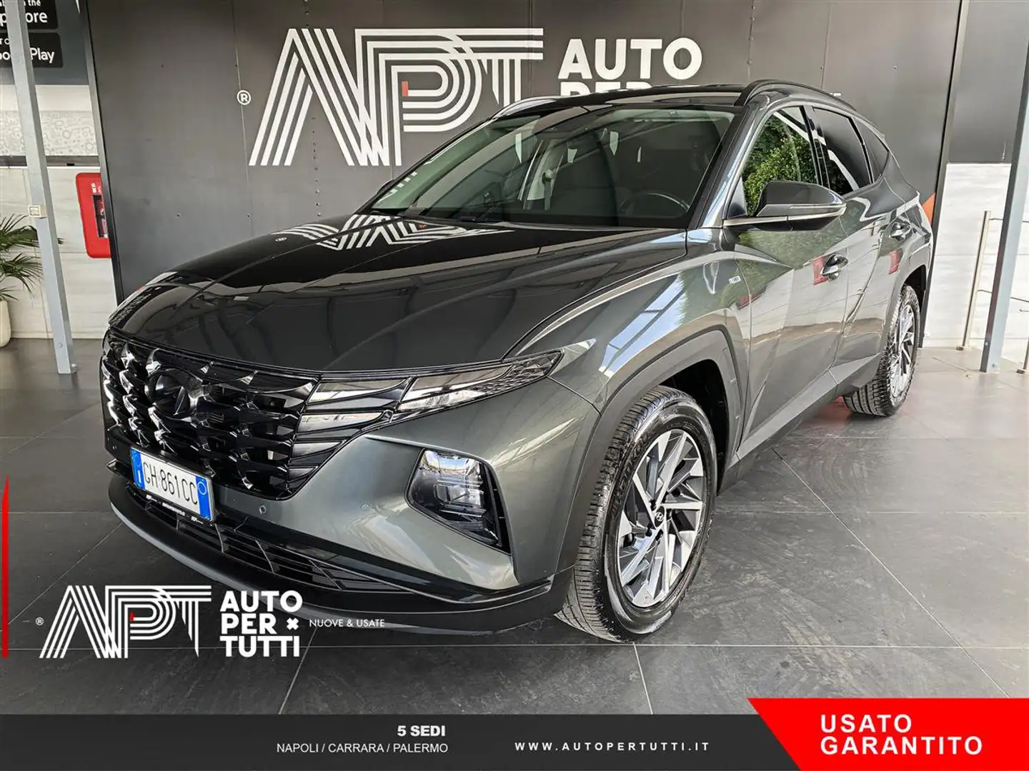 Hyundai TUCSON Tucson 1.6 t-gdi 48V Xline Hyundai Smart Sense+ Ad Grau - 1