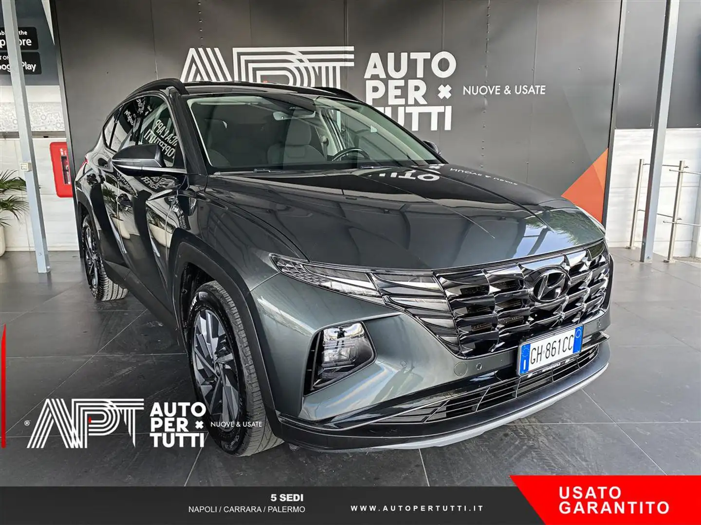 Hyundai TUCSON Tucson 1.6 t-gdi 48V Xline Hyundai Smart Sense+ Ad Grau - 2