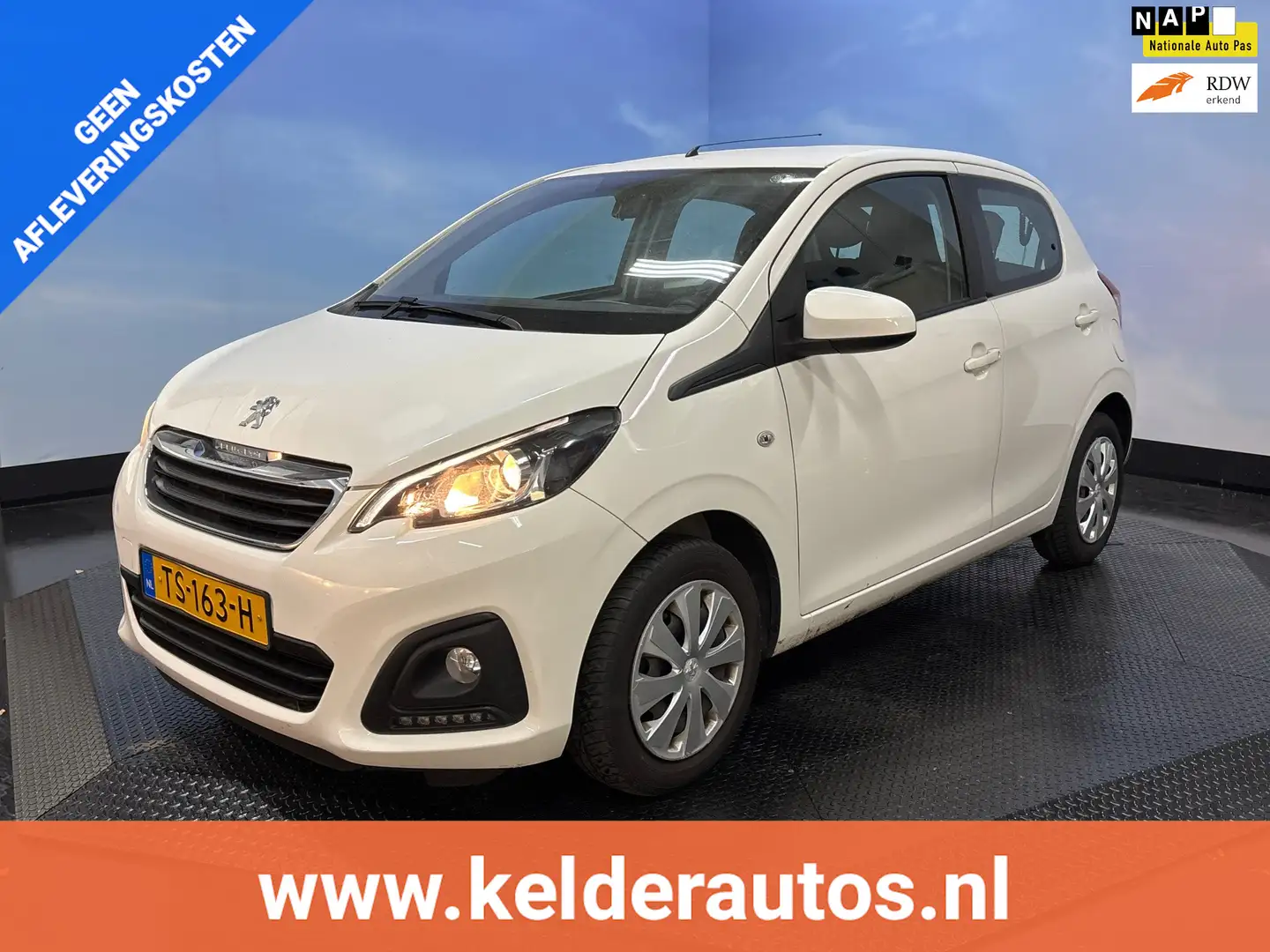 Peugeot 108 1.0 e-VTi Active Airco, Bluetooth, Wit - 1
