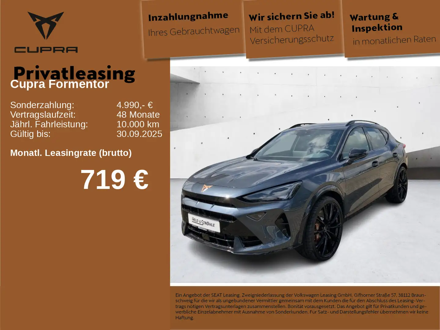 CUPRA Formentor VZ Extreme ABT 2.0 TSI 295kW AKRA PANO Grau - 1