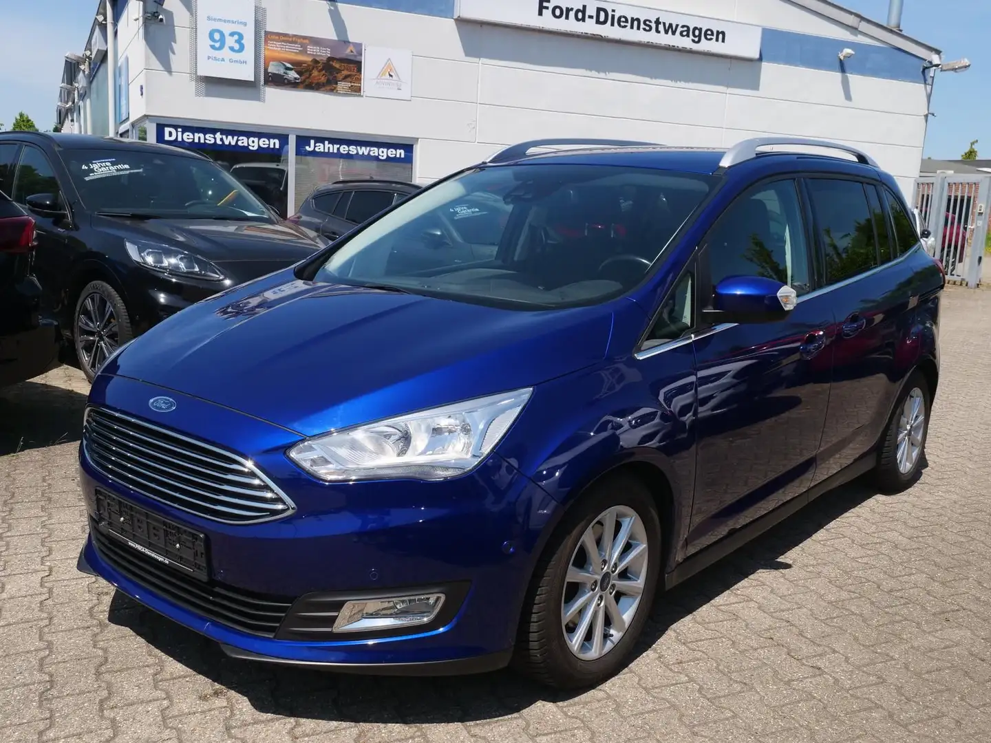 Ford Grand C-Max Titanium 2.0 TDCi Autom. AHK Kamera Bleu - 1