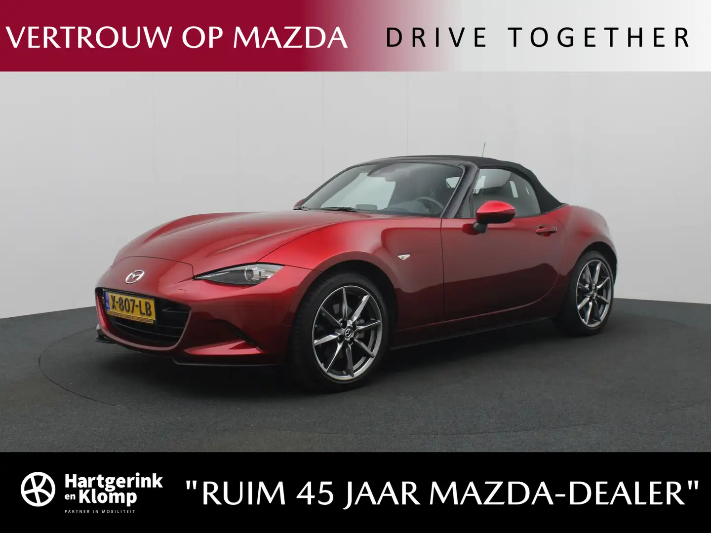 Mazda MX-5 Roadster 2.0 SkyActiv-G Luxury : dealer onderhoude Rouge - 1