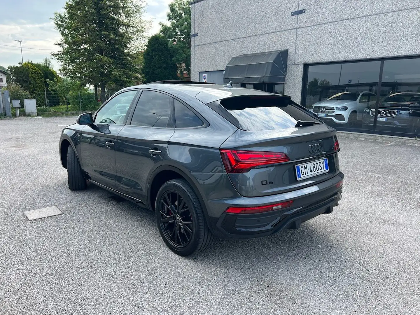 Audi Q5 Sportback SPB 40 2.0 tdi mhev S line Plus quattro Grigio - 2
