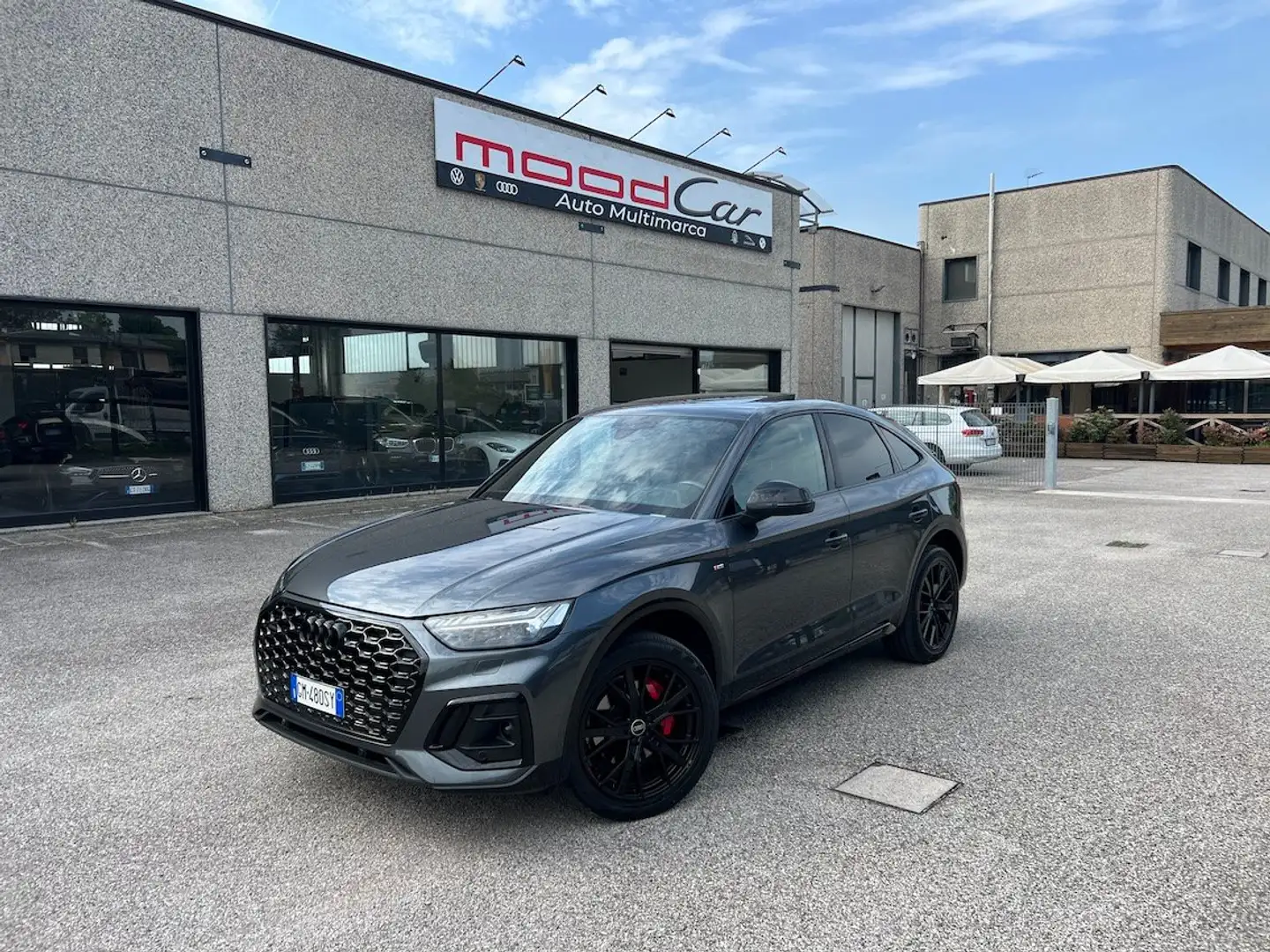 Audi Q5 Sportback SPB 40 2.0 tdi mhev S line Plus quattro Grigio - 1