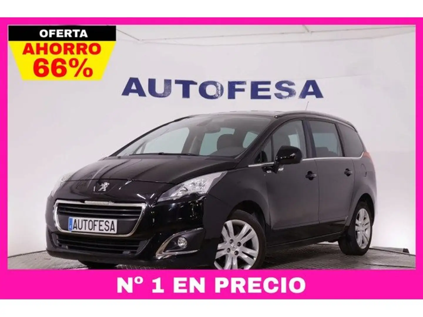 Peugeot 5008 1.6 BlueHDi Style 7 pl. 120 Negro - 1