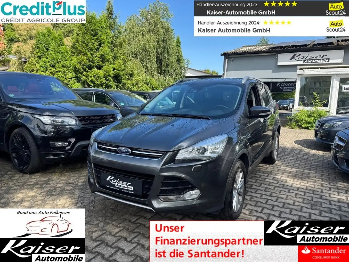 Ford Kuga Titanium-2.Besitz-Scheckheft-TopExtras-TopZustand Gris - 1
