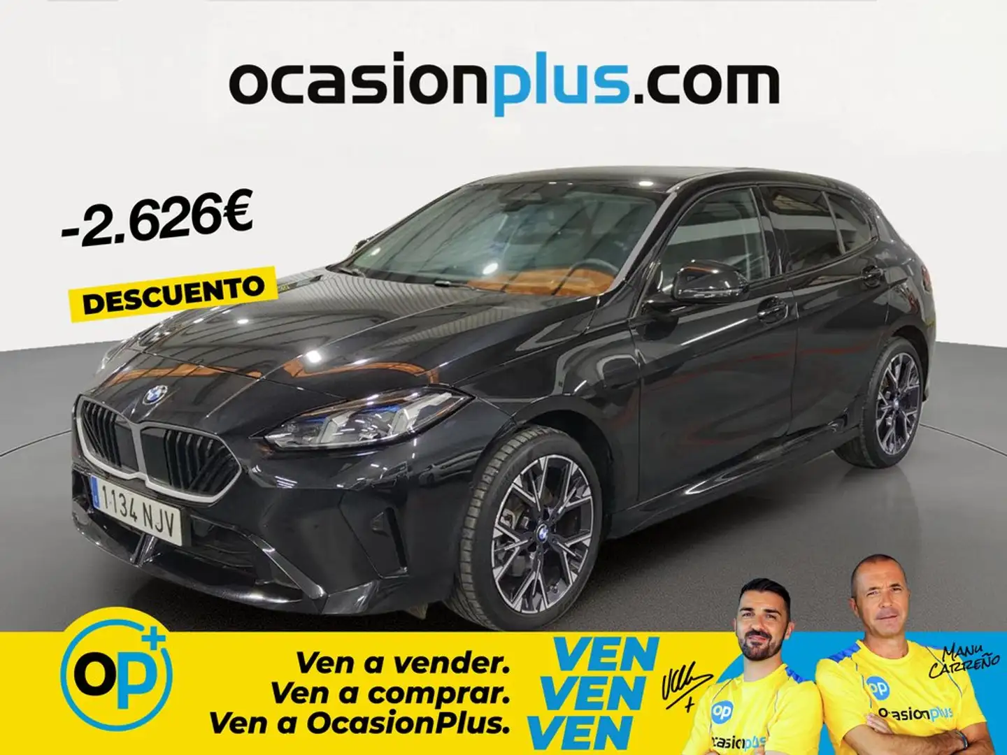 BMW 116 118dA Negro - 1