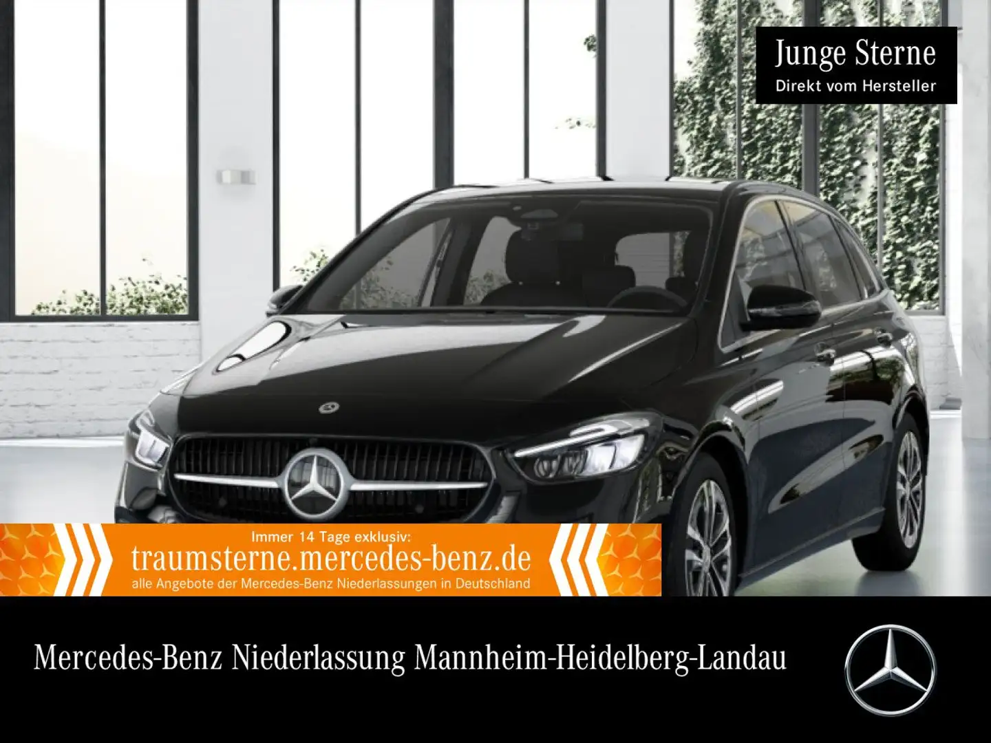 Mercedes-Benz B 200 PROGRESSIVE+LED+KAMERA+KEYLESS+7G Schwarz - 1