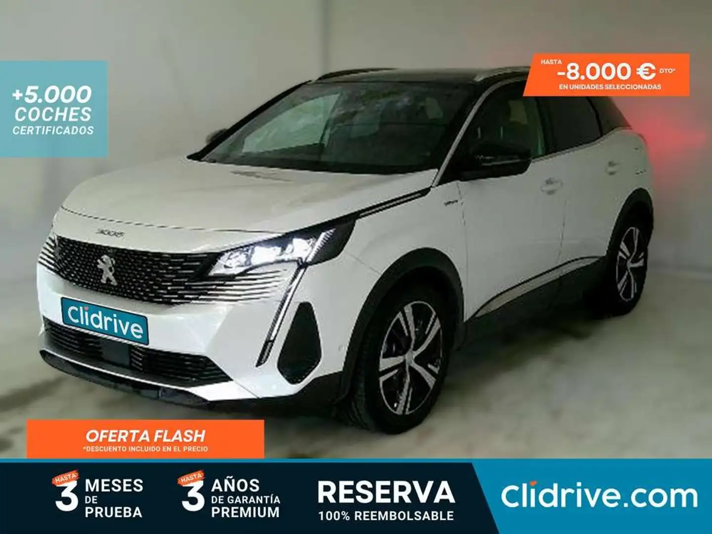 Peugeot 3008 225 e-EAT8 GT Blanco - 1