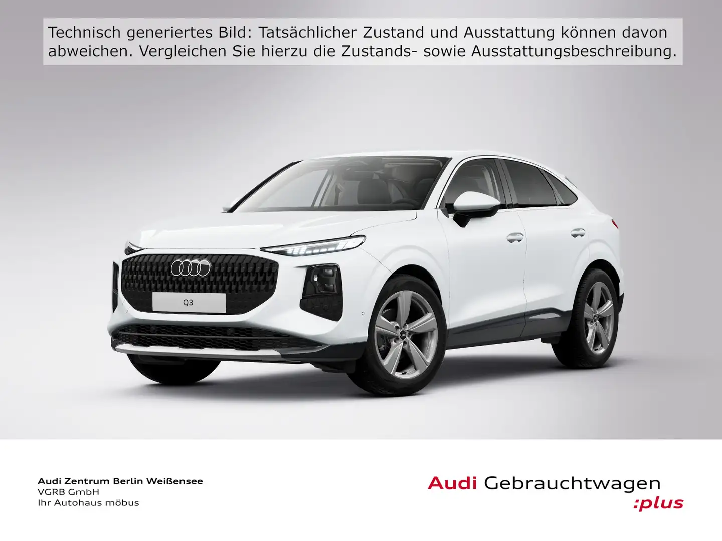 Audi Q3 TFSI 110 kW S-TRO*LED*RFK*NAV*LEDER Weiß - 2