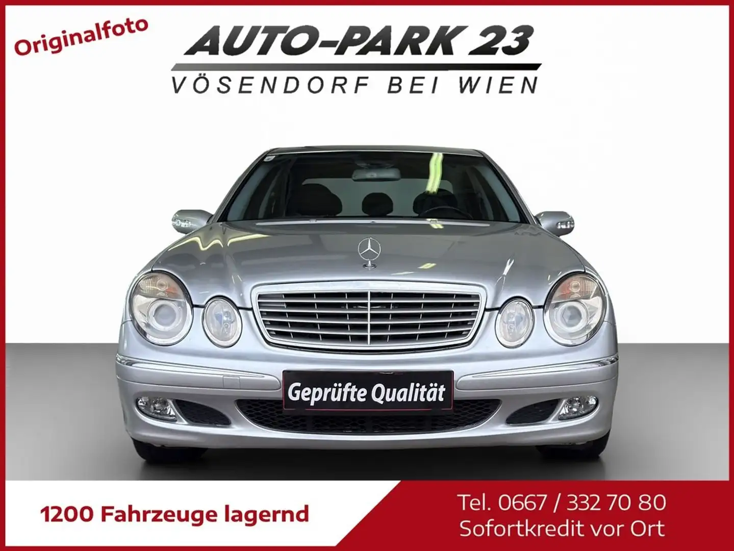 Mercedes-Benz E 220 E 220 Elegance CDI Aut.*NUR152.000KM*PICKERL7/2027 Silber - 2