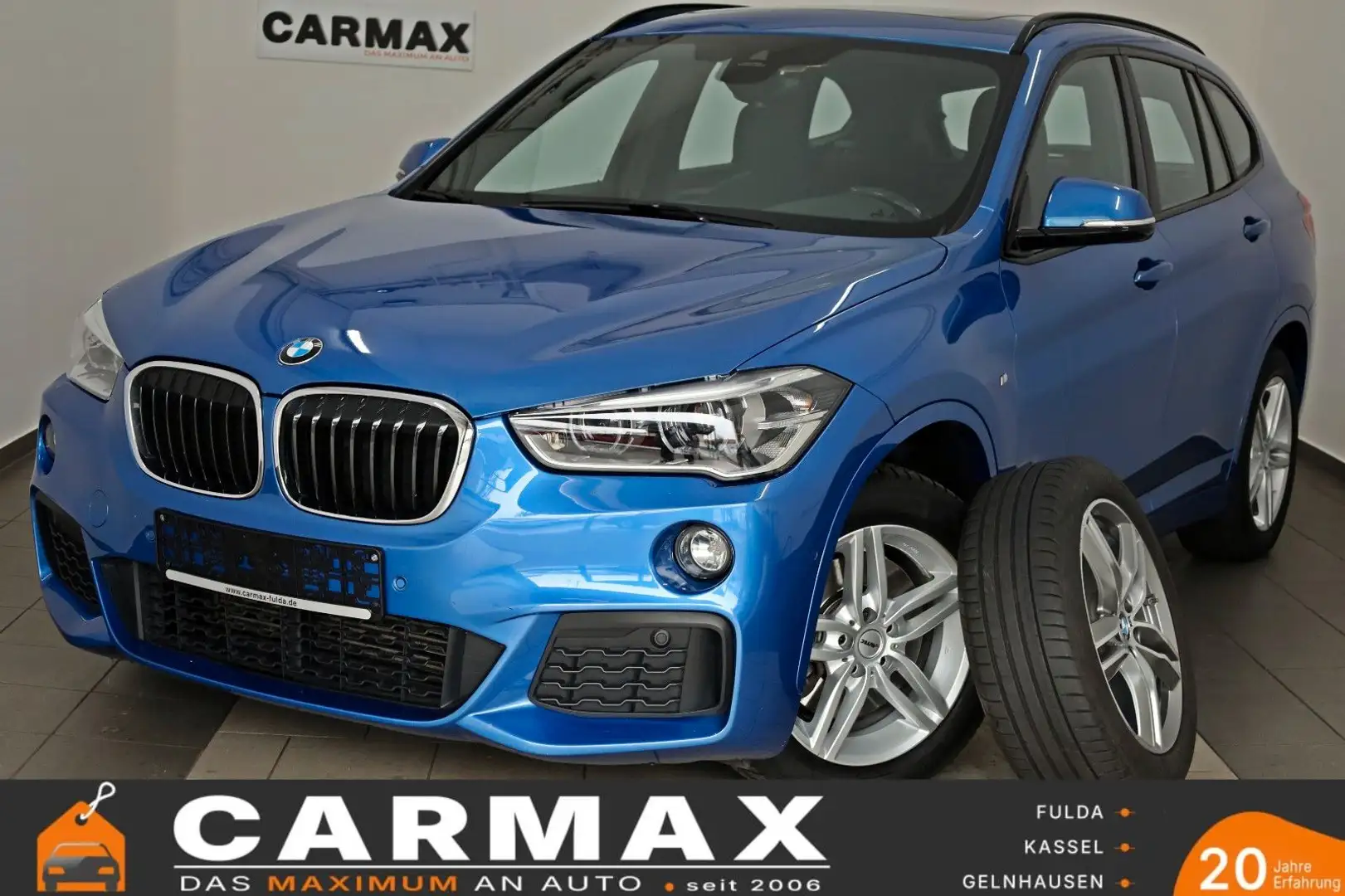 BMW X1 xDrive 20d M Sport Alcant.,Navi,LED,Panorama Blu/Azzurro - 1